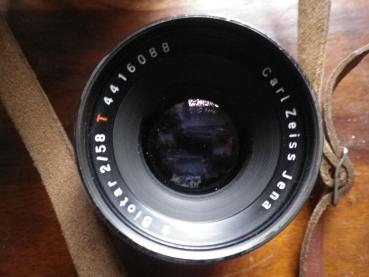 Biotar 2/58 T 4416088 Carl Zeiss Jena DDR