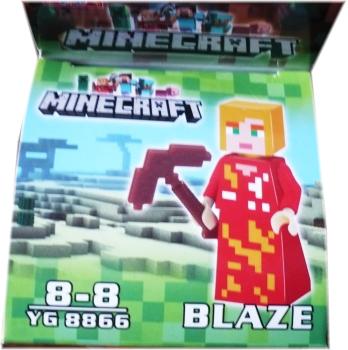 Schlüsselanhänger Minecraft Motiv Set Blaze Sammel Box Set