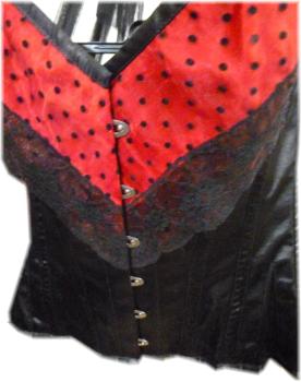 Vollbrust Korsett BURLESQUE/ Rockabilly