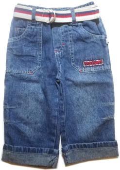 Kleinkinder Cargo Jeans mit Gürtel für Jungen - 74