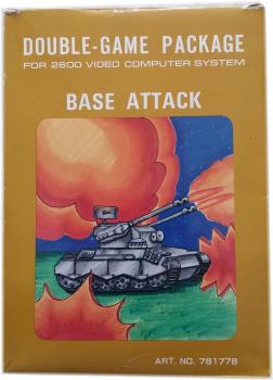 Double-Game Package - Base Attack / World End für Atari 2600  シ Retrogame mit Anleitung