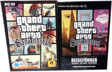 GTA  Grand Theft Auto  San Andreas Reiseführer und Karte  DVD BOX