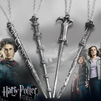 Lord Voldemort Harry Potter Zauberstab Kette Antik Silber
