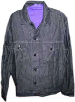 Jeansjacke für Herren gebraucht Schiefergrau Clockhouse L