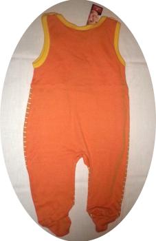Strampler Giraffen Orange Gelb