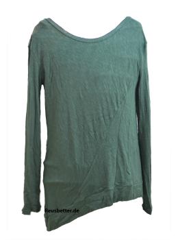 intimissimi ASYMMETRISCHES DAMEN LONGSLEEVE Armygrün