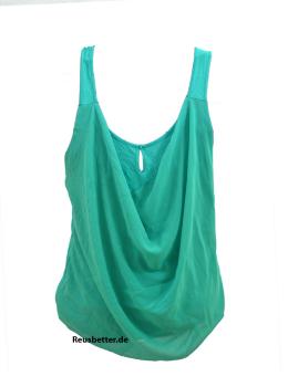 intimissimi Damen Tank Top Wasserfall - Chiffon - Casual - Smaragdgrün