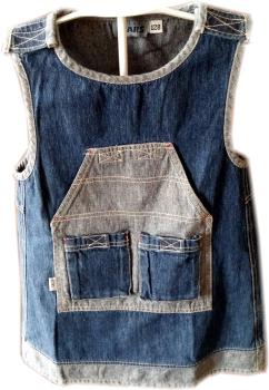 Jeans Kleid Mini Stars 128