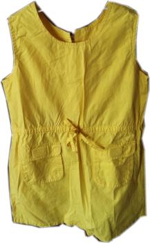 Cargo Sommer Kleid für Kinder Zitronen Gelb 116
