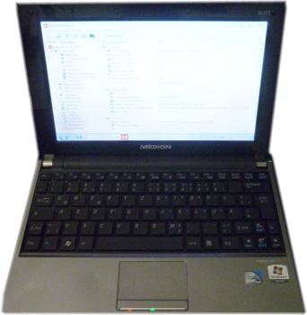 Medion Akoya E1222 Netbook | 1,66 GHz | 120 GB HDD | 10 Zoll | Web Cam