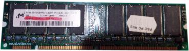 Micron PC Arbeitsspeicher 128MB RAM PC133U CL3 PC RAM