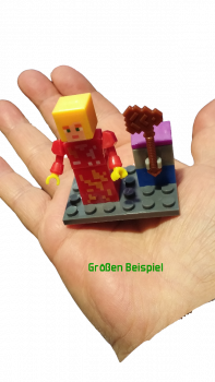 Schlüsselanhänger Minecraft Motiv Skeleton mit Sammel Box Set