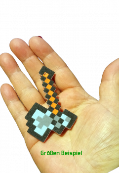 Schlüsselanhänger Minecraft Motiv Set Steve Sammel Box Set