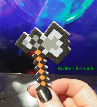 Schlüsselanhänger Minecraft Motiv Motiv Steve Kristallrüstung Sammel Box Set