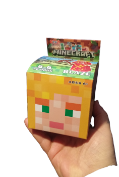 Schlüsselanhänger Minecraft Motiv シ Motiv Steve Kristallrüstung シ Sammel Box Set