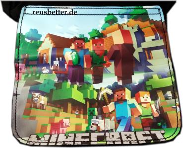 Motiv Minecraft Welt | Stiftemappe, Federmappe - Beauty Case