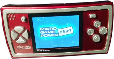Micro Game Power 25 in 1  | Handheld Konsole Kamikaze Gear