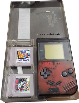 Nintendo GAME BOY CLASSIC Handheld-Konsole Retro DMG-01- 4 Spiele und Case