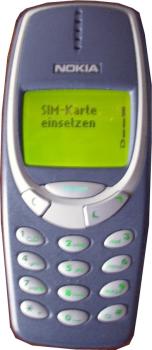 Nokia 3310 Retro Handy | Dunkelblau | Klassisch/Candy-Bar | DualBand | Simlock Frei