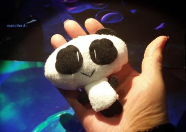 Süßer Cartoon Panda ☆ Plüsch Anhänger ☆ Schlüssel und Taschen Anhänger