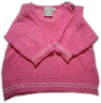 Mädchen Sweater Pulli Pink