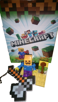 Schlüsselanhänger Set Minecraft Motiv Pumpkin Sammel Box