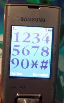Samsung SGH-J600 Slider Handy | 1,3 MP | 1.9 Zoll | Silber | Simlock Frei