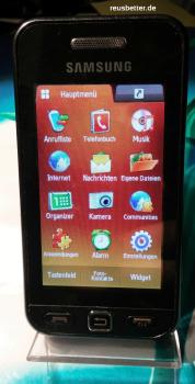 Samsung Star GT- S5230 Smartphone |  Touchscreen | 3 Zoll | 3.2 MP |  Simlock Frei Schwarz