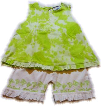 Kleinkinder Baby Sommer Zweiteiler Baby Mädchen 2Tlg. Set größe 92
