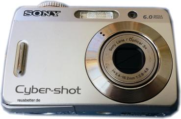 Sony Cyber shot DSC-S500 Digitalkamera | 6.2 MP | 2.4 Zoll TFT |  Silber
