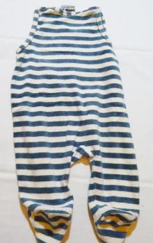 Strampler Jungen Blau Weiß gestreift