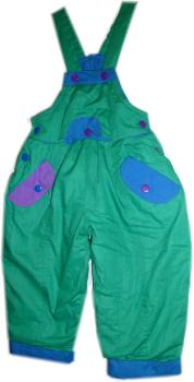 Kleinkinder Thermohose Schneehose Latzhose Grün Größe 80 Unisex