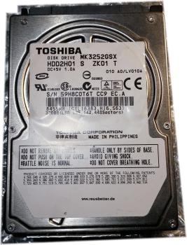 Toshiba MK3252GSX 320 GB Intern 5400RPM  2.5 Zoll