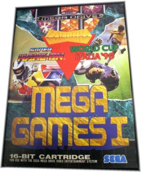 Mega Games 1☛ Super Hang On ☛ World Cup Italia ☛ Columns Sega Mega Drive mit Verpackung