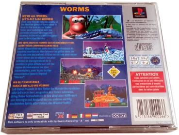 Worms - SonyPlaystion 1/ Playstation2 Spiel
