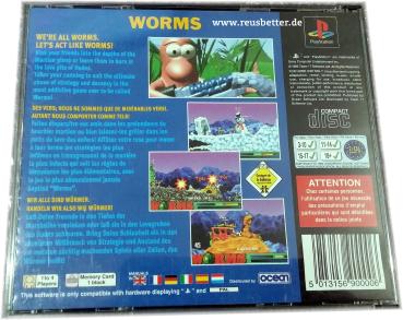 Worms - SonyPlaystion 1/ Playstation2 Spiel