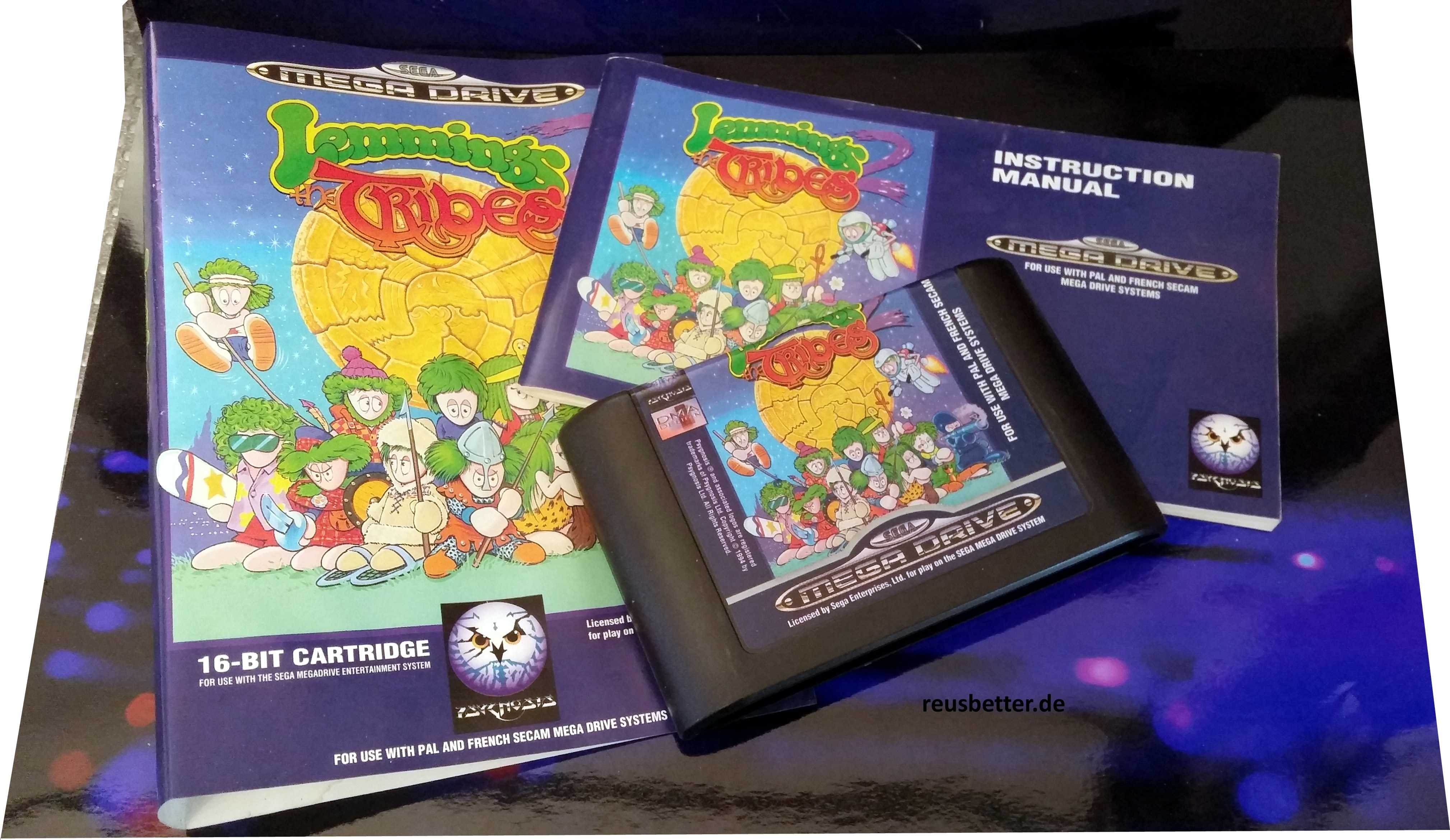 Lemmings 2 The Tribes - Sega Genesis Mega Drive - Editorial use