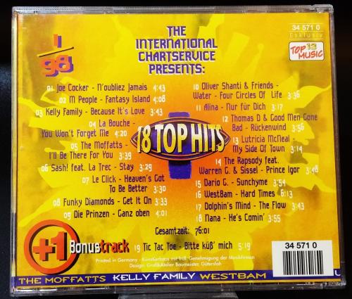 18 TOP HITS  1/ 98 + Bonustrack ✰ Musik CD ✰ Top 13 Music ✰