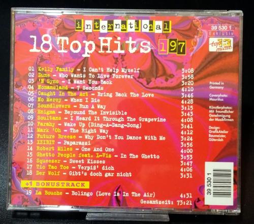 18 TOP HITS  1/97 + Bonustrack ✰The International Chartservice Musik CD ✰ Top 13 Music ✰