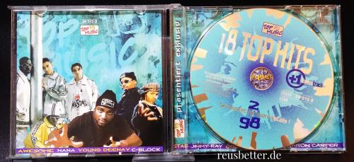 18 TOP HITS  2/98 + Bonustrack ✰The International Chartservice Musik CD ✰ Top 13 Music ✰