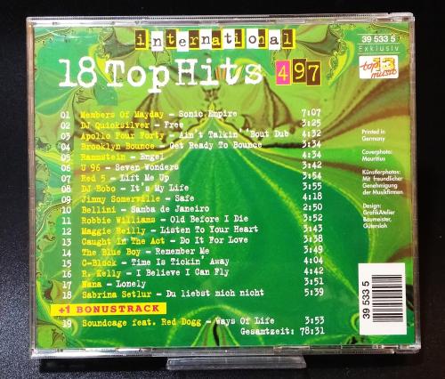 18 TOP HITS  4/97 + Bonustrack ✰The International Chartservice Musik CD ✰ Top 13 Music ✰