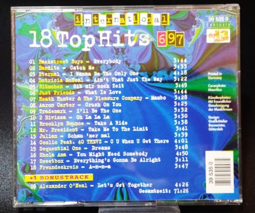 18 TOP HITS 6/97 + Bonustrack ✰The International Chartservice Musik CD ✰ Top 13 Music ✰