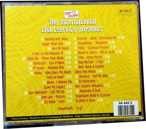 20 TOPHITS  1/2000 ✰The International Chartservice Musik CD ✰ Top 13 Music ✰