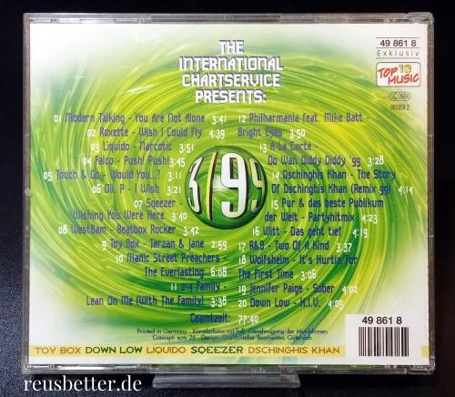 Club Top 13 ✰ 20 Top Hits ✰ Aus Den Charts - 3/99 ✰ The International CHARTS