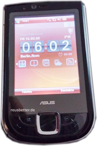 ASUS P565 Smartphone 〄 Windows Mobile 〄 WLAN 802.11b/​g, Bluetooth 〄 Simlock Frei