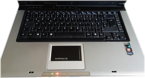 ASUS X50Z-AP013C Notebook 4GB RAM AMD 1,09 GHz Recycling Gerät