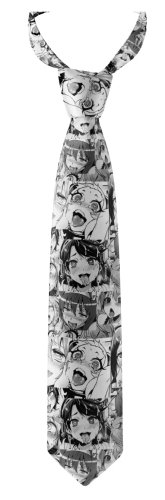 Ahegao Anime Krawatte – Cosplay College Style Unisex