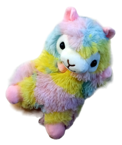 Alpaca Handspieltier Rainbow Plüsch Handpuppe Alpaka