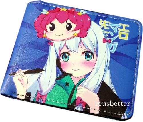 Anime Eromanga-sensei Motiv Geldbörse Blau Kawaii