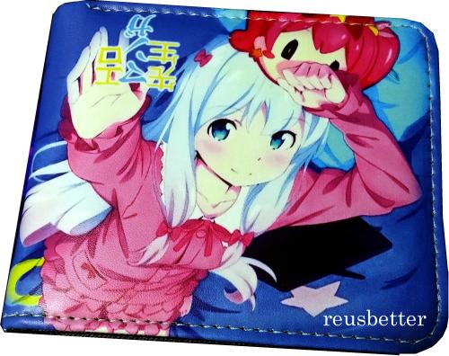 Anime Eromanga-sensei Motiv Geldbörse Blau Kawaii